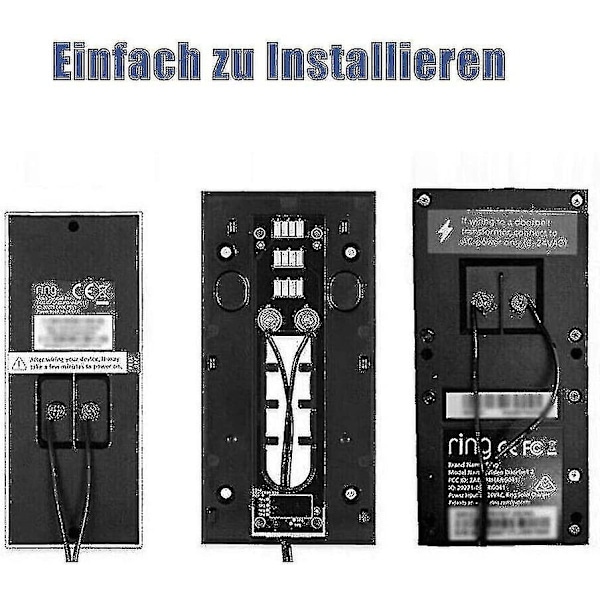 Nätadapter för Nest Hello videodörrklocka, videodörrklocka video intercom