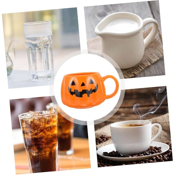 Halloween Gresskar Kopper Espresso Kopp Kaffe Kopper Kopp Spøkelse Kopp Gresskar Kopp Utsøkt Melk Kopp Gresskar Vannkopp Skrivebord Kaffe