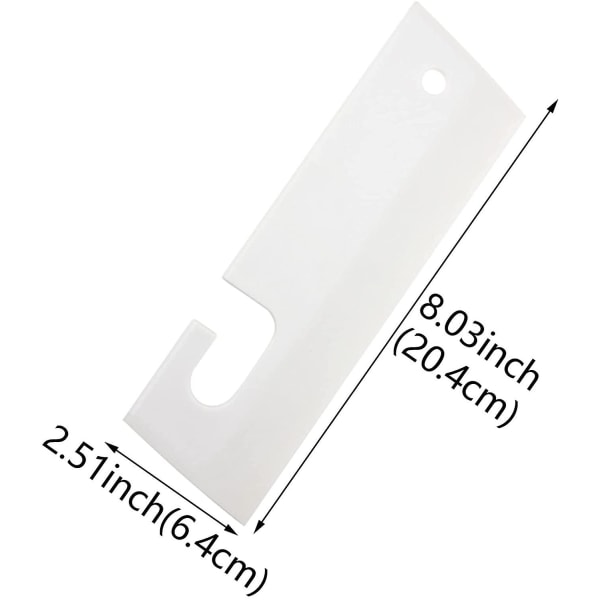 2-pakke silikon dusjnal med hengende krok for dusjglassdør Vindusrengjøring Speil Vaskevisker