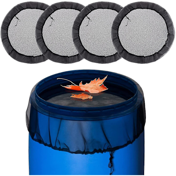 4 st Nätöverdrag för Regnfat med Dragkedja (4-pack)