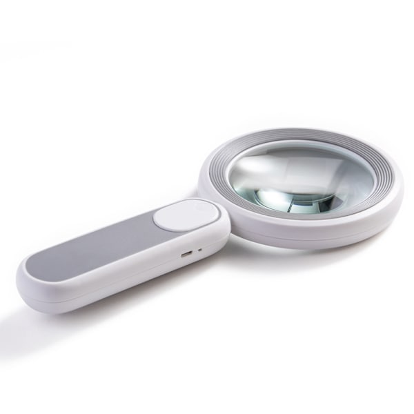 21 LED-lys, varmt og koldt lys, høj læseydelse, vedligeholdelse, berøringskontakt, opladning, 8-dobbelt forstørrelsesglas