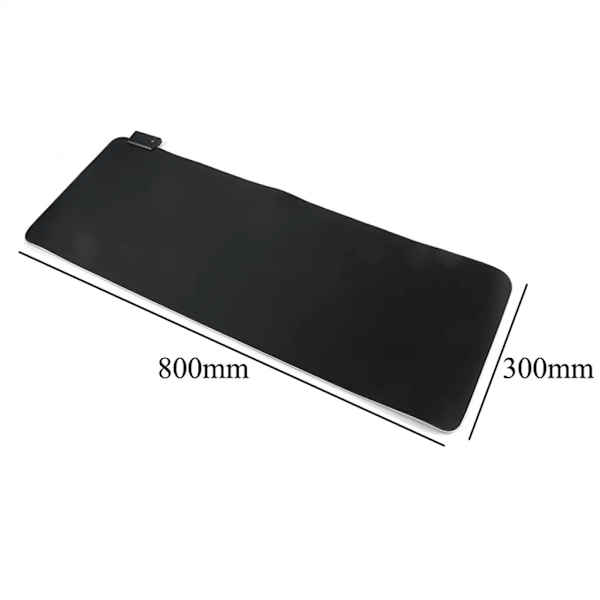 RGB Gaming Musmatta USB LED Gaming Musmatta Anti-Slip Matt PC Dator