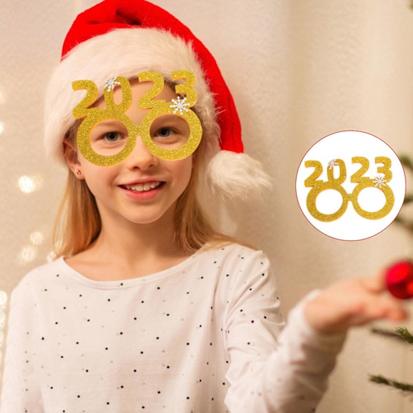 Julglasögon Snygga Flera Stilar Juldekoration Julroliga Glasögon (M)