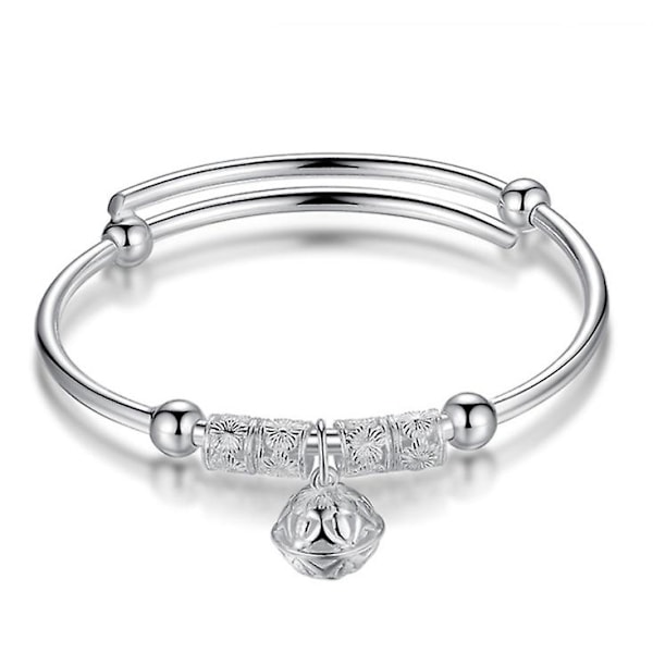 Silver Armband Manschett Armband Kvinnors Bröllop Fest Smycken Gåvor, 1 st