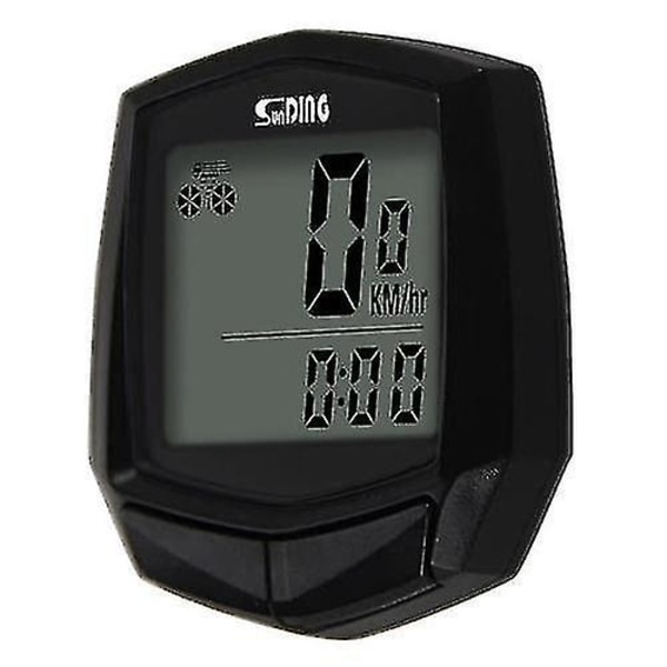 Trådlös Cykelcomputer Vattentät LCD-Skärm Cykelcomputer