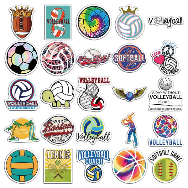 50 bollar sport samling klistermärken för personlig dekoration