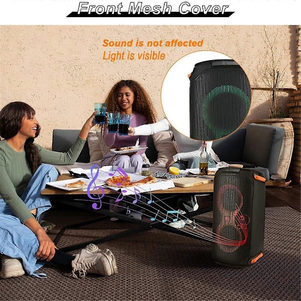 Högtalardammskydd för Partybox 110 Bärbar Bluetooth-högtalare, Nätöverdragsskyddande högtalarfodral