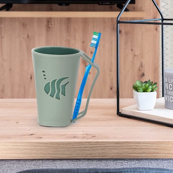 2 stk. tandbørste krus badeværelse tumbler tandbørste kop badeværelse kopper vand kaffe mælk juice drikkekop