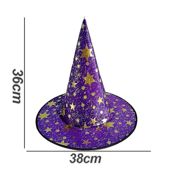 Häxhatt Halloween Kostym Ond Häxa Tillbehör