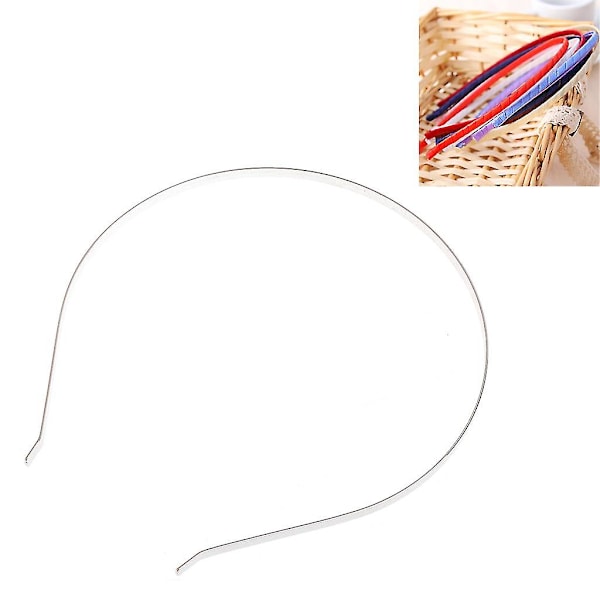 10 stk 5mm Blanke Enkle Metall Hodebånd Hårbånd For DIY Hårtilbehør Håndverk