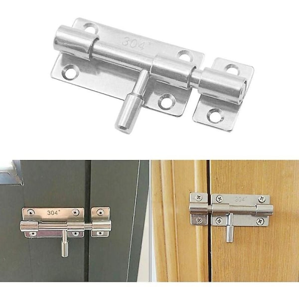 304 Stainless Steel Stall Lock or Padlock Latch - Latch Lock Padlock Sliding Gate Latch Toilet Latch