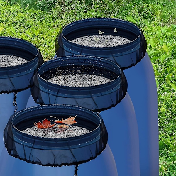 4 st Nätöverdrag för Regnfat med Dragkedja (4-pack)