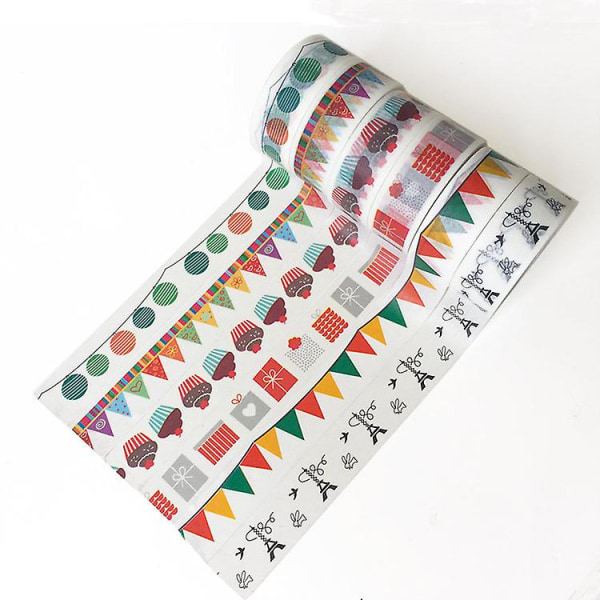 Present Julband Skolmaterial Limtejp Tomte Kontorsmaterial DIY