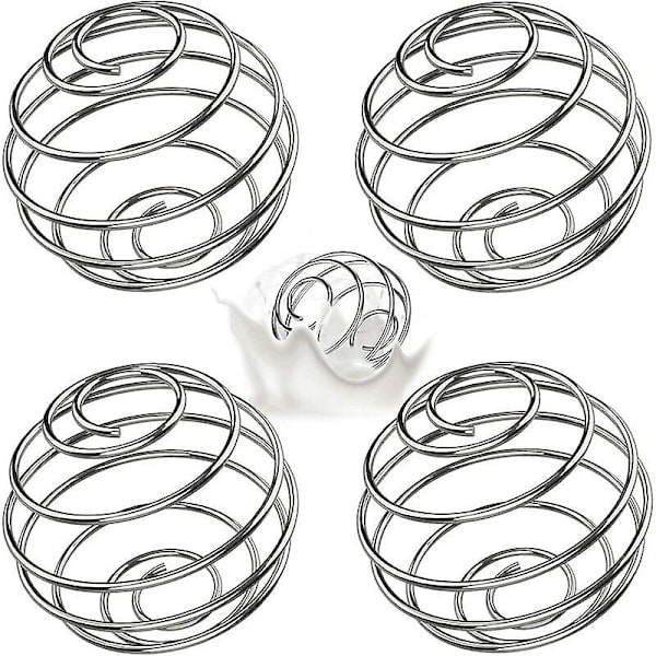 4 stk rustfritt stål mikserball, stålproteinmikser, for miksing protein, blandede drinker, proteinballer, sportsmikser, fitness, shaker, proteindrikker longziming