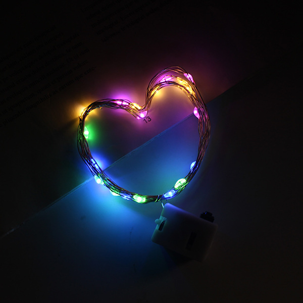 3M LED-ljusslinga Koppartrådslampor Julgirlang Sovrum Rum Inomhus Bröllop