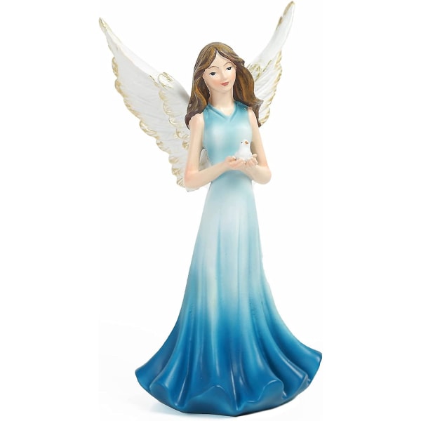 Angel Staty Dog Keepsake Gift - Ängel dekorativ prydnad för vardagsrum, sovrum, skrivbord, skåp. födelsedagspresent till mamma