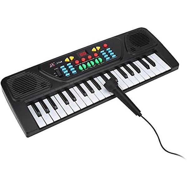 Elektronisk keyboard med 37 tangenter, multifunktionelt elektronisk keyboard til børn