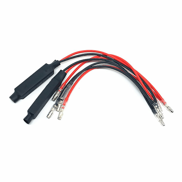 Motorcykel LED Blinklys 4 stk. 12V Motorcykel Blinklys Indikator Modstand Adapter Blink Fix Fejl (10W)