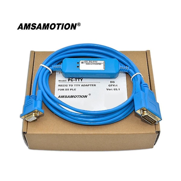 6es5734-1bd20 Kabel Egnet S5 Serie Plc Programmeringskabel Pc-tty Kommunikationskabel Pc Tty Rs2