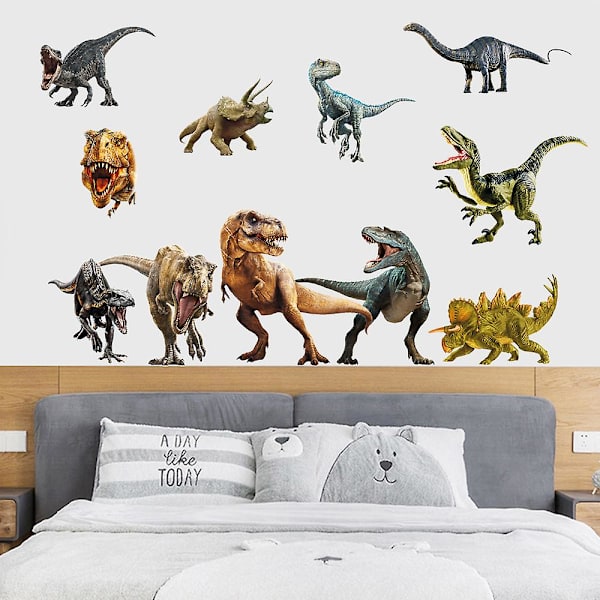Dinosaurus-seinätarrasetti Seinätarrat Seinäkoriste makuuhuoneeseen Olohuone toimisto keittiö