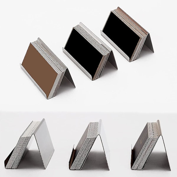 Visithållare i rostfritt stål 304 (silver) 2 stycken