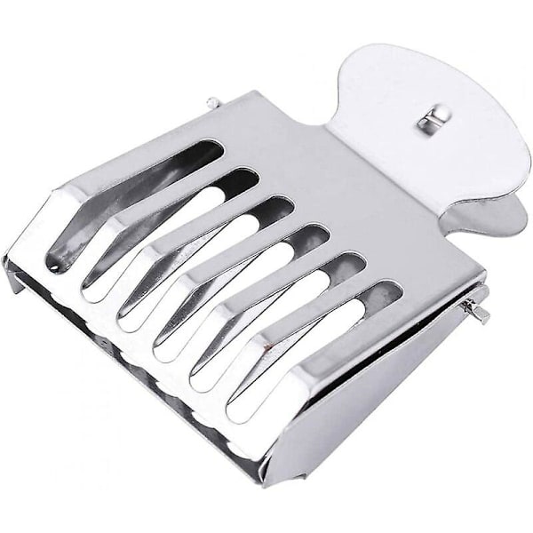 Biuppfödningsutrustning Bisäker rostfri märkningsbur Biuppsamlingsklämma Biuppfödningsgadget (1-pack)