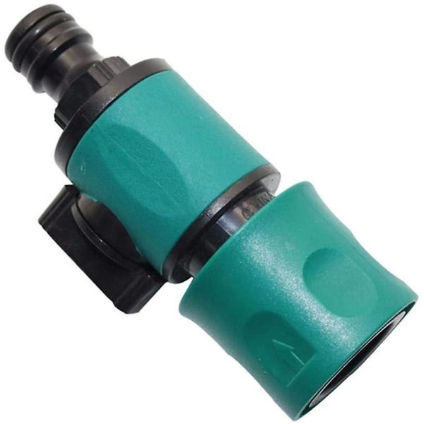 2 Hurtige Haveforbindelser 13 mm (1/2“), Vandslangeforbindelse, Hane-adapter til 1 Ventiludtag, Hurtig og Nem Tilslutning