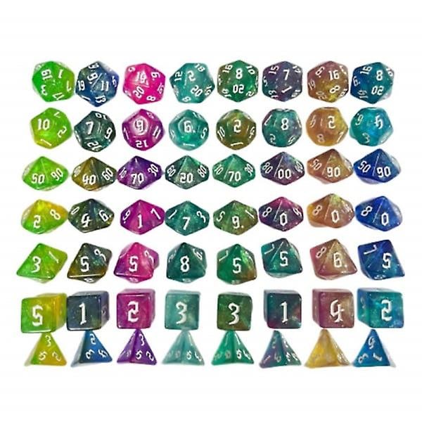 7 st/set DND-tärningar Polyhedral tärningar STYLE 6 STYLE 6 Style 6