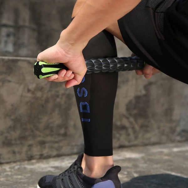 Muscle Roller Stick urheilijoille - Vartalohierontapuikot - Lihasrullahierontalaite lihaskipujen, kouristuksen ja kireyden lievitykseen, musta vihreä