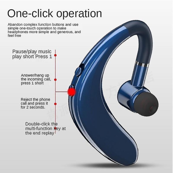 [ Enöra hängande spel bluetooth headset kompatibelt med universal ios