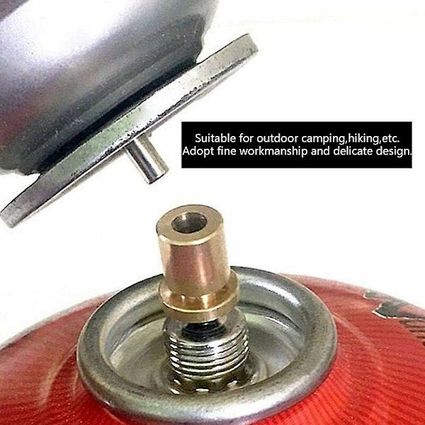 Adapter för gaspåfyllning av spis, gascylinderanslutning, gaspåfyllningsadapter, tankuppblåsningsbrännartillbehör 11x10mm