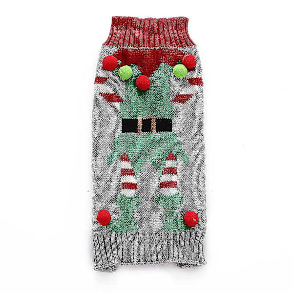 Juldräkt för hund, Julkläder för husdjur, för medelstora och stora hundar (XL)