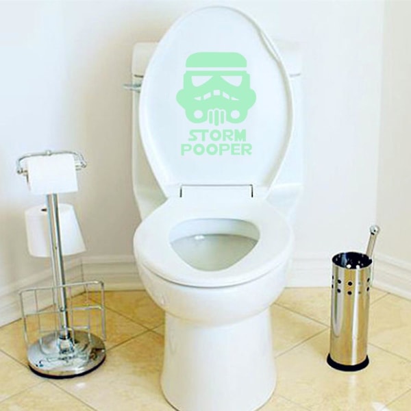 Remarkable Walls Star Wars inspirert parodi Storm Pooper vinylklistremerke