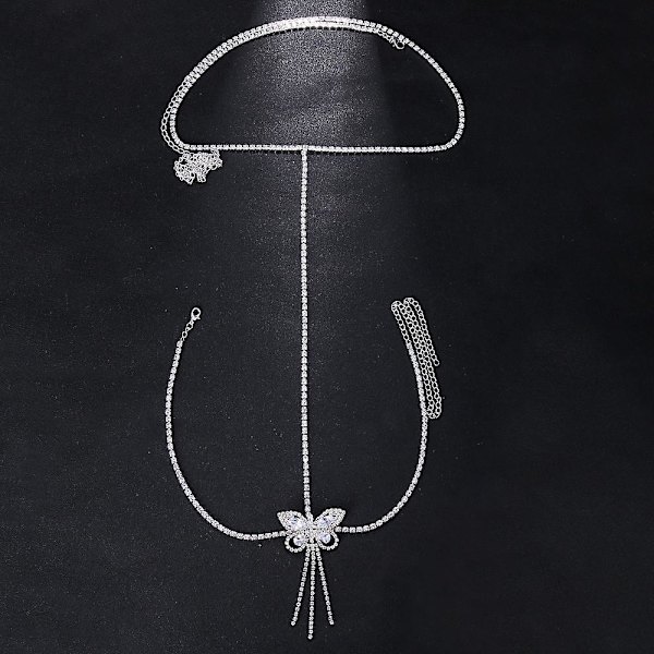 Slangebeinkjede for kvinner Lårkjede for jenter Gull Slangeanheng Boho Body Chain for strand sommerferie