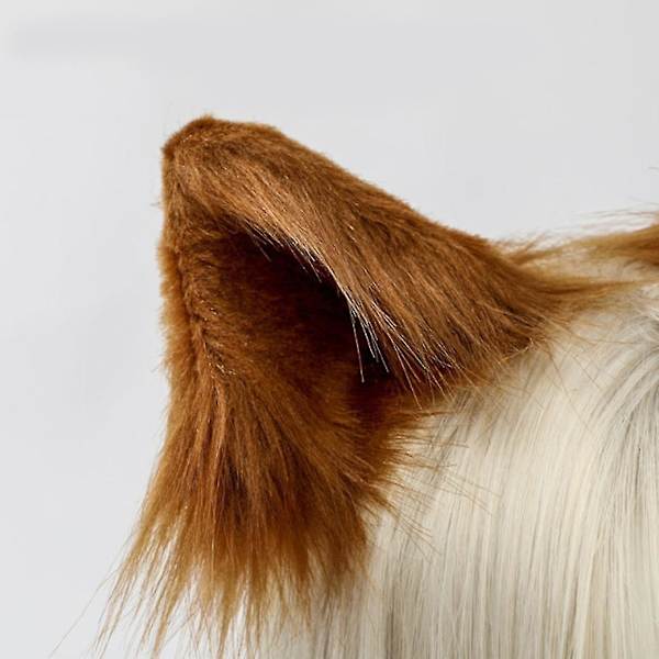 Håndlagde Kunstige Pels Katteører Hårklipp Furrete Dyr Cosplay Hårspenne Barrettes