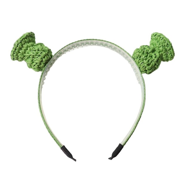 Halloween Green Ear Headband Kid Funny Hat Green Ear Beanie Green Ear Hair Hoop