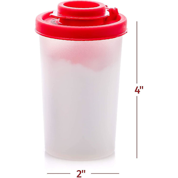 Salt och pepparkvarnar fuktbeständiga set med 2 små minisaltskvarnar för camping picknick utomhus, stor* 2-pack