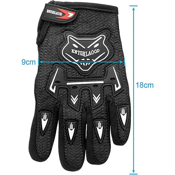 Barnens vintersporthandskar Racinghandskar Sports Power Motocrosshandskar Ridning Moto Crosshandskar Vintercykelhandskar för cykling Vandring Barn