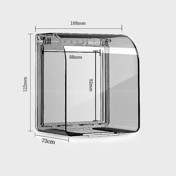 Vedenkestävä pistorasia-suoja lapsiturvallinen 86 Universal -malli - 12,2x10,8x7,3 cm - Ulko-pistorasiat kytkimelle