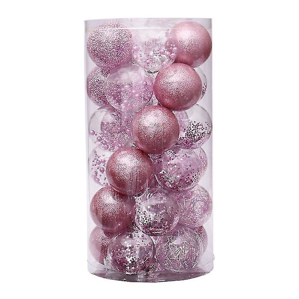 Julgranspynt 30 rosa julgranspynt, husdjursäker material diameter är 60mm/2.3