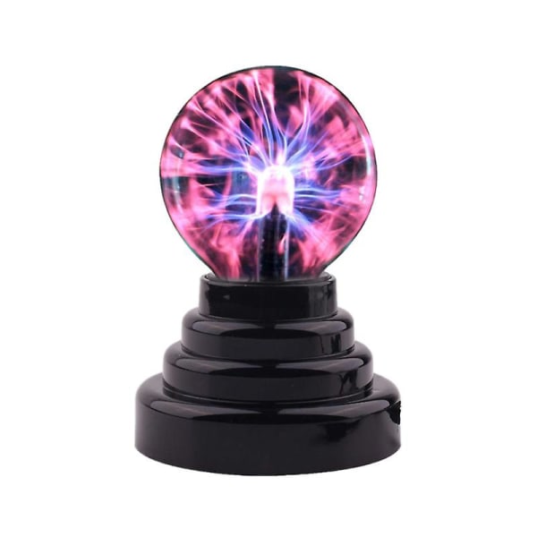 Creative USB Nattljus Plasma Ball Light Lightning Ball Touch Sovrumssensor Heminredning Dekoration Julklapp