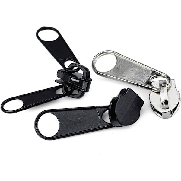 85 st ersättningsdragkedjor, dragkedjereparationsset med minitång, dragkedjersättning för kläder, väskor, jackor, tält, bagage