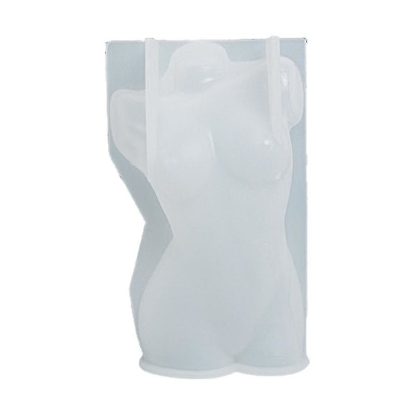 3D Kroppsform Ljus Resin Form Kvinna Man Kropp Modell Smycken Silikon Form, 1（E）