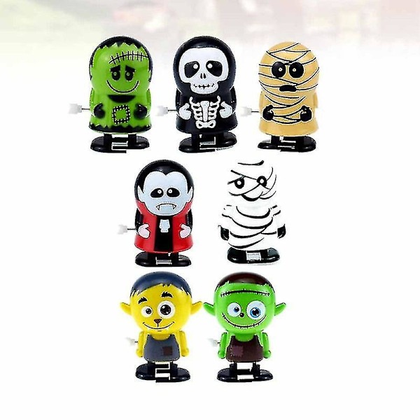 7 st Halloween-leksaker för Halloween-dekorationer
