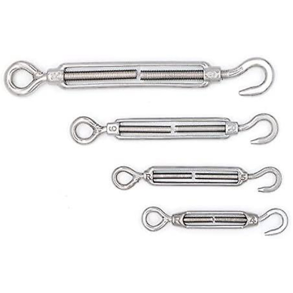 Mecollection M4/m5/m6/m8 304 Rostfritt stål krok och ögla spännskruv - 5-pack
