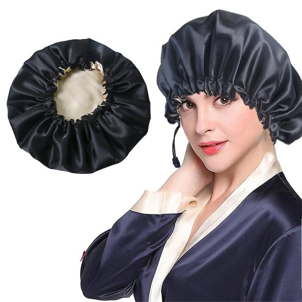 Silke Bonnet Sleep Cap Extra Large Jumbo Day And Night Cap Hat