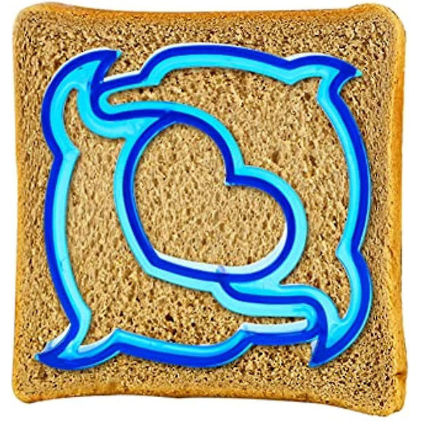 1 stk. Sandwichbrødskuttere Sett Diy Dyr Former Kake Sandwich Brødform Toastform Håndverktøy Gaver Til Barn Barn, Krone