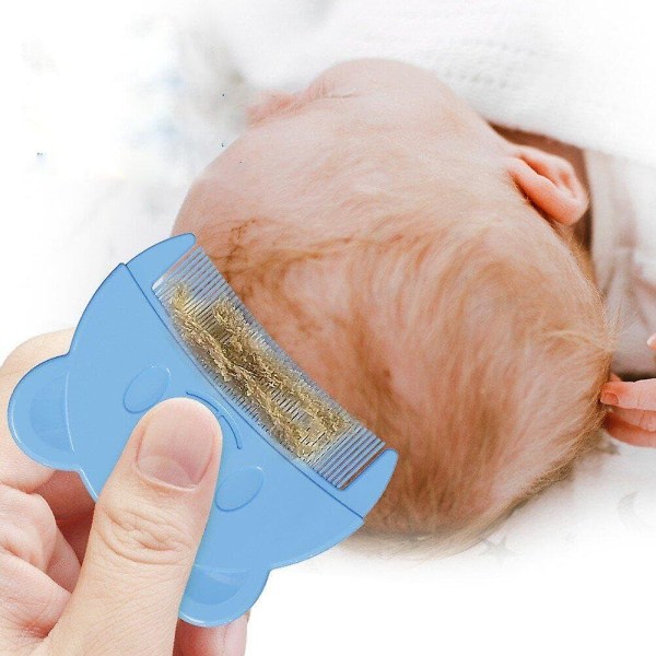 Newborn Cradle Caps Comb 4 kpl Lovely Bear Shape Comb Baby Head Scrubber Kaareva kampa Kampa Lasten päänahan kylpytyökalu