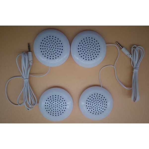 Mini-kaksoispuhelinkaiutin, 3,5 mm:n ulkoinen stereokaiutin MP3-, MP4-, iOS-, CD-soittimelle jne.