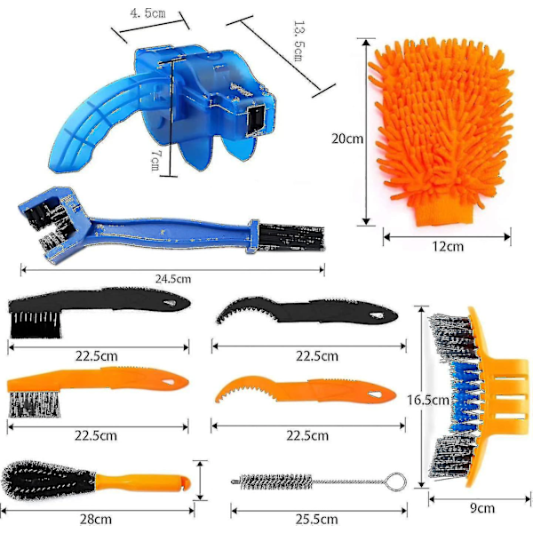 Pyörän puhdistussetti, pyörän puhdistusvälineet, pyörän puhdistusvälineet, pyörän ketjun puhdistusvälineet, puhdistus